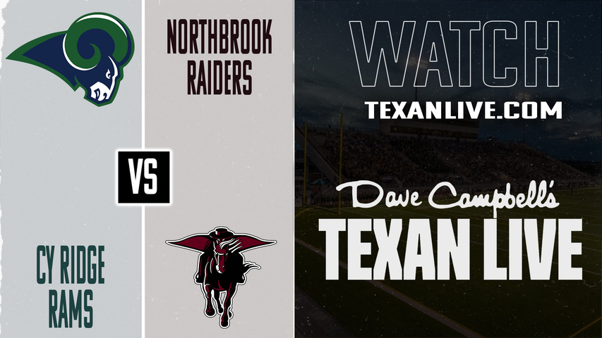 Cy Ridge vs Northbrook - 7:00PM - 10/17/2025 - Football - Live from Tully Stadium
