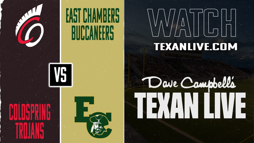 Coldspring vs East Chambers - 7:30PM - 10/17/2025 - Football - Live from Buccaneer Stadium