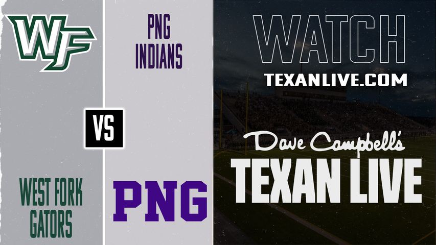 West Fork vs Port Neches-Groves - 7:00PM - 10/17/2025 - Football - Live from Indian Stadium