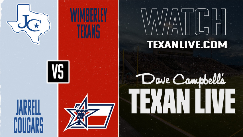 Jarrell vs Wimberley - 7:30PM - 10/17/2025 - Football - Live from Texan Stadium
