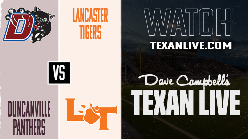 Duncanville vs Lancaster – 7:00 PM – 10/17/2025 – Football – Live from Tiger Stadium
