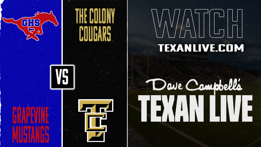 Grapevine vs The Colony – 7:00 PM – 10/17/2025 – Football – Live from Tommy Briggs Stadium