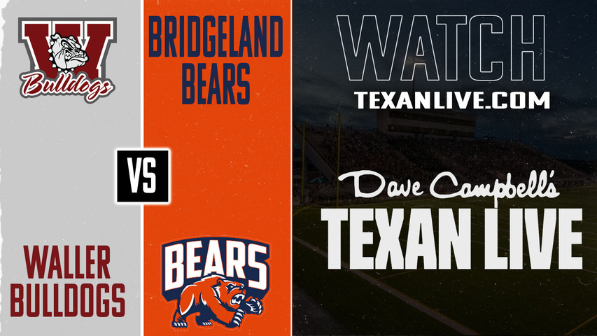 Waller vs Bridgeland - 1:00PM - 10/18/2025 - Football - Live from Pridgeon Stadium
