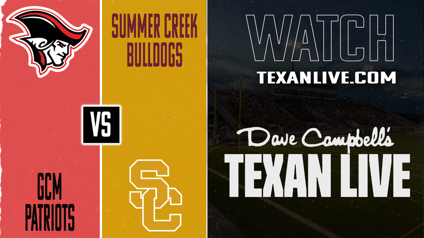 Goose Creek Memorial vs Summer Creek - 1:00PM - 10/18/2025 - Football - Live from Turner Stadium