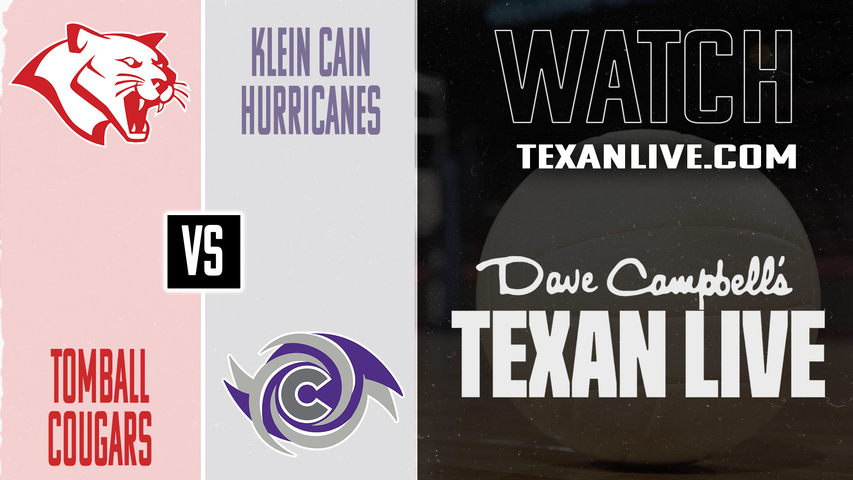 Tomball vs Klein Cain – 5:30PM – 10/21/2025 – Volleyball – Live from Klein Cain High School