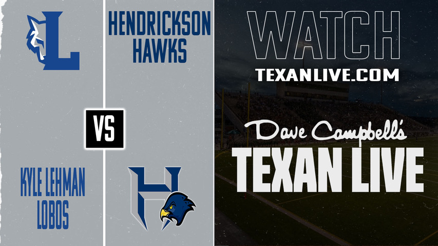 Kyle Lehman vs Hendrickson – 7:00PM – 10/23/2025 – Football – Live from The Pfield