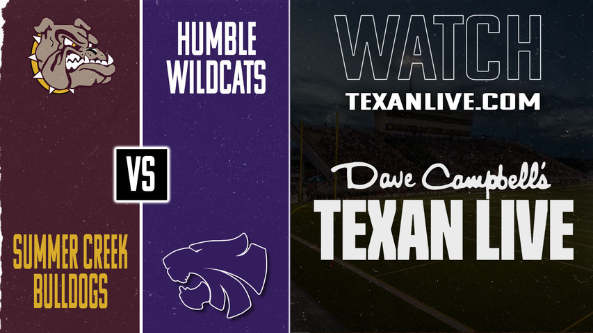 Summer Creek vs Humble – 7:00PM – 10/24/2025 – Football – Live from Turner Stadium