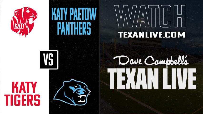 Katy vs Katy Paetow – 6:30PM – 10/24/2025 – Football – Live from Legacy Stadium