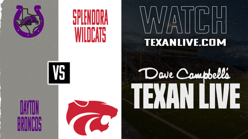 Dayton vs Splendora – 7:00PM – 10/24/2025 – Football – Live from Dale Martin Memorial Field