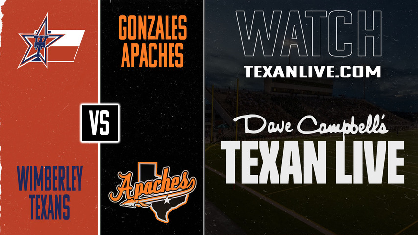 Wimberley vs Gonzales – 7:30PM – 10/24/2025 – Football – Live from Gonzales