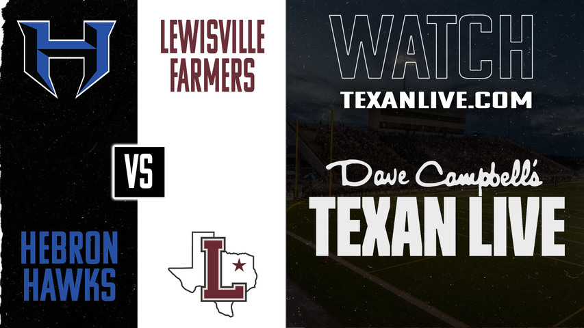 Hebron vs Lewisville (Hawks Broadcast) – 7:00PM – 10/23/2025 – Football – Live from Max Goldsmith Stadium