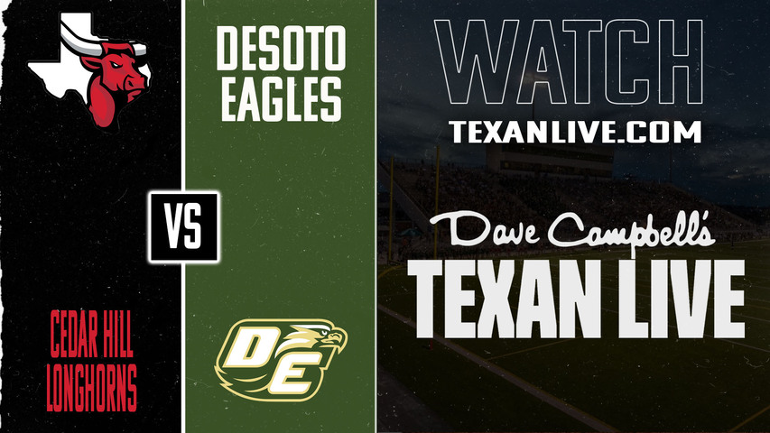 Cedar Hill vs Desoto – 7:00PM – 10/23/2025 – Football – Live from Eagle Stadium