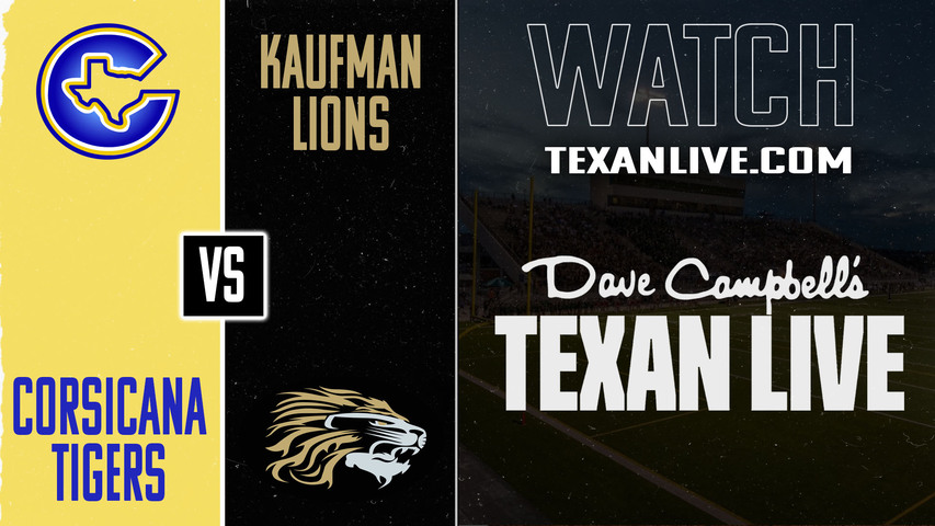 Corsicana vs Kaufman – 7:00PM – 10/23/2025 – Football – Live from Lion Stadium