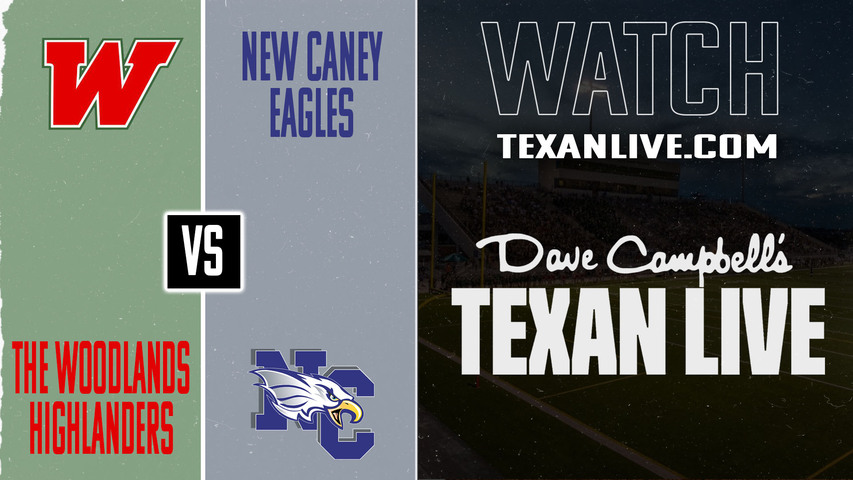 The Woodlands vs New Caney – 1:00PM – 10/25/2025 – Football – Live from Randall Reed Stadium