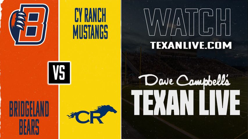 Bridgeland vs Cy Ranch – 7:00PM – 10/31/2025 – Football – Live from CFFCU Stadium