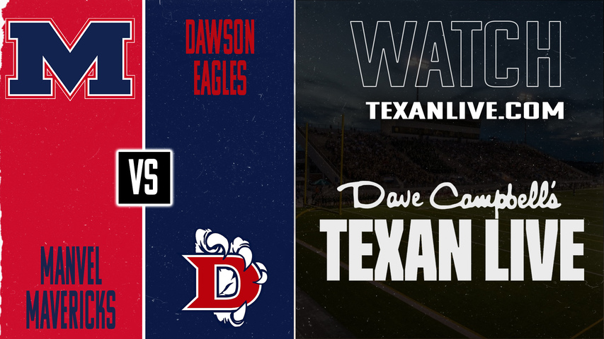 Manvel vs Dawson – 7:00PM – 10/31/2025 – Football – Live from The Nest