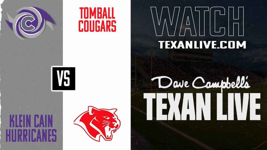 Klein Cain vs Tomball – 7:00PM – 10/31/2025 – Football – Live from Tomball ISD Stadium