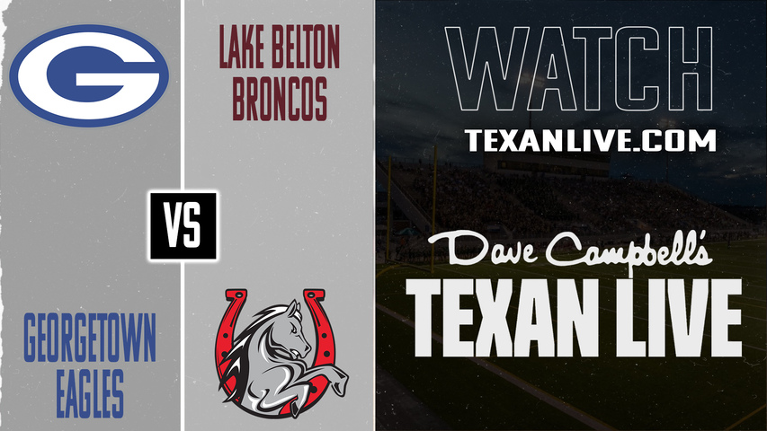 Georgetown vs Lake Belton – 7:00PM – 10/31/2025 – Football – Live from Tiger Field