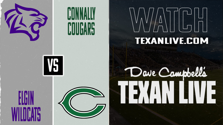 Elgin vs Connally – 7:30PM – 10/31/2025 – Football – Live from The Pfield