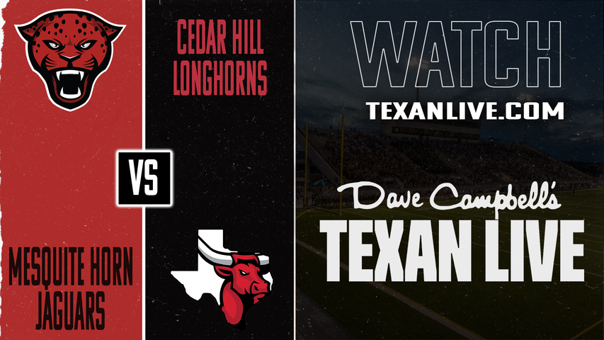 Mesquite Horn vs Cedar Hill – 7:00PM – 10/31/2025 – Football – Live from Longhorn Stadium