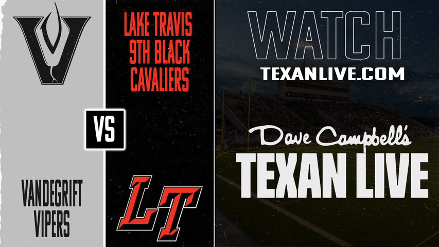 Vandegrift vs Lake Travis 9th Red- 4:30pm - 10/30/2025 - Football - Live from Lake Travis Track Stadium