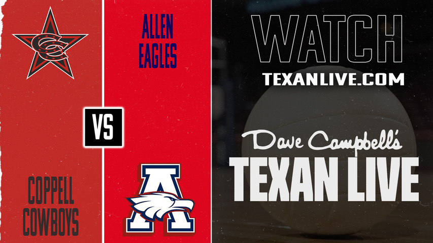 Coppell vs Allen – 6:30pm – 10/30/2025 – Volleyball – Bi-district – Playoffs – Live from Hebron High School
