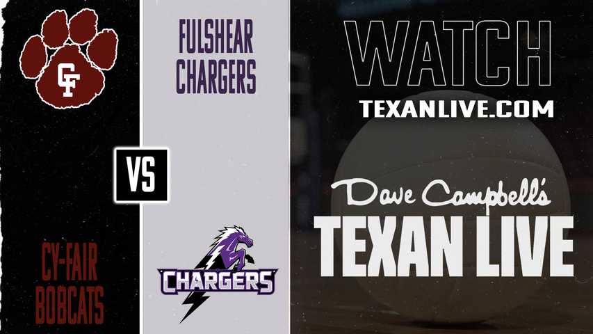 Cy Fair vs Fulshear – 5:30 pm – 11/3/2025 – Volleyball – Area Round – Live from Berry Center