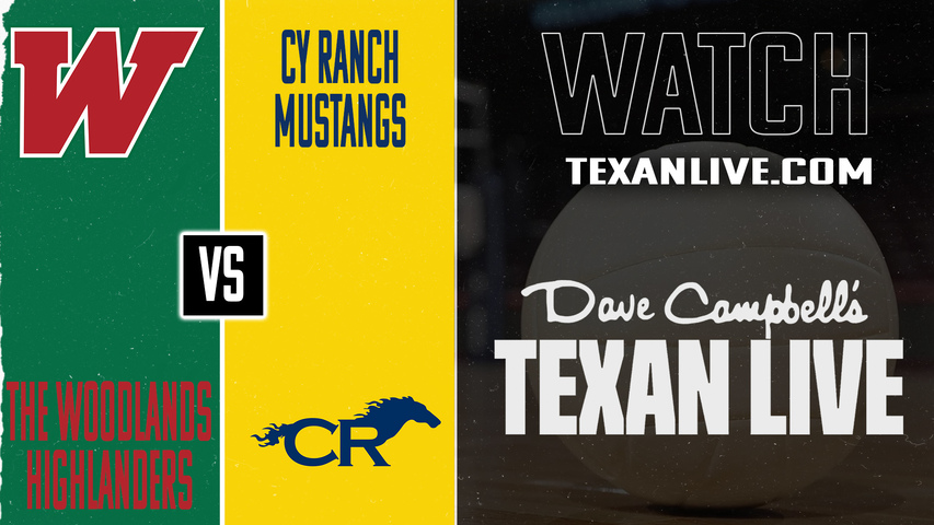 The Woodlands vs Cypress Ranch – 6:00 pm – 11/3/2025 – Volleyball – Area Round – Live from Waller High School