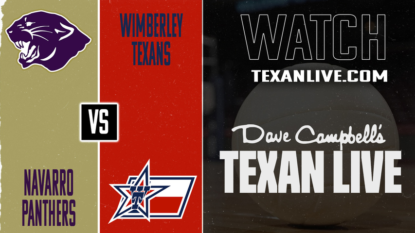Navarro vs Wimberley – 7:00 pm – 11/4/2025 – Volleyball – Area Round – Live from Smithson Valley High School