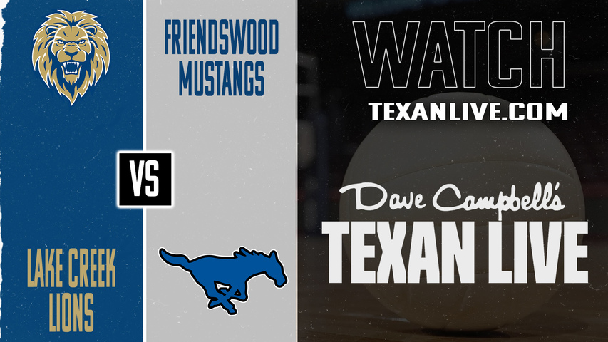 Lake Creek vs Friendswood – 6:30 pm – 11/4/2025 – Volleyball – Area Round – Live from New Caney High School
