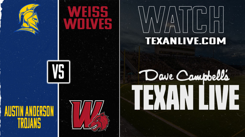 Austin Anderson vs Pflugerville Weiss – 7:00 pm – 11/6/2025 – Football – Live from The Pfield