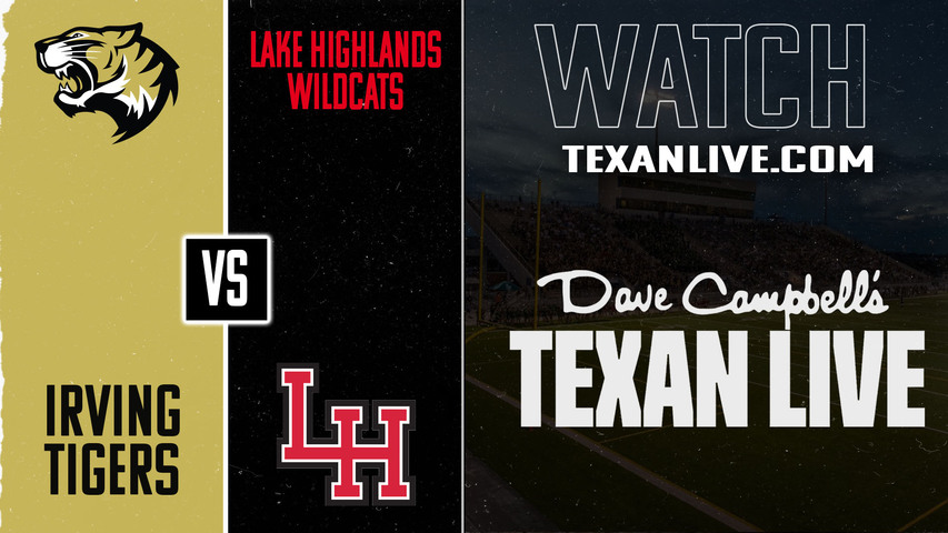 Irving vs Lake Highlands – 7:00 pm – 11/6/2025 – Football – Live from Wildcat-Rams Stadium