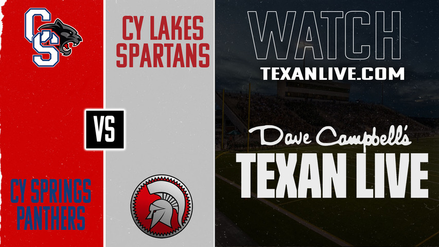 Cy Springs vs Cy Lakes – 7:00 pm – 11/7/2025 – Football – Live from Cy Fair FCU Stadium