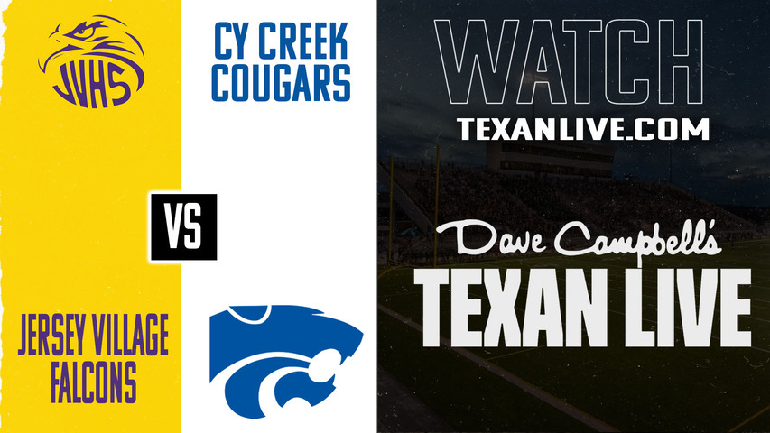 Jersey Village vs Cy Creek – 7:00 pm – 11/7/2025 – Football – Live from Pridgeon Stadium