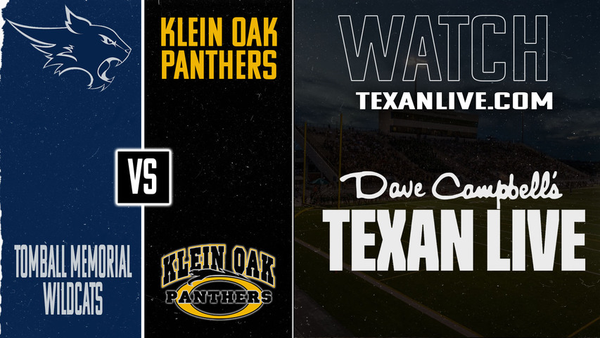 Tomball Memorial vs Klein Oak – 7:00 pm – 11/7/2025 – Football – Live from Tomball ISD Stadium
