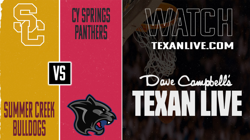 Summer Creek vs Cy Springs – 7:00 pm – 11/7/2025 – Girls Basketball– Live from Cy Springs High School