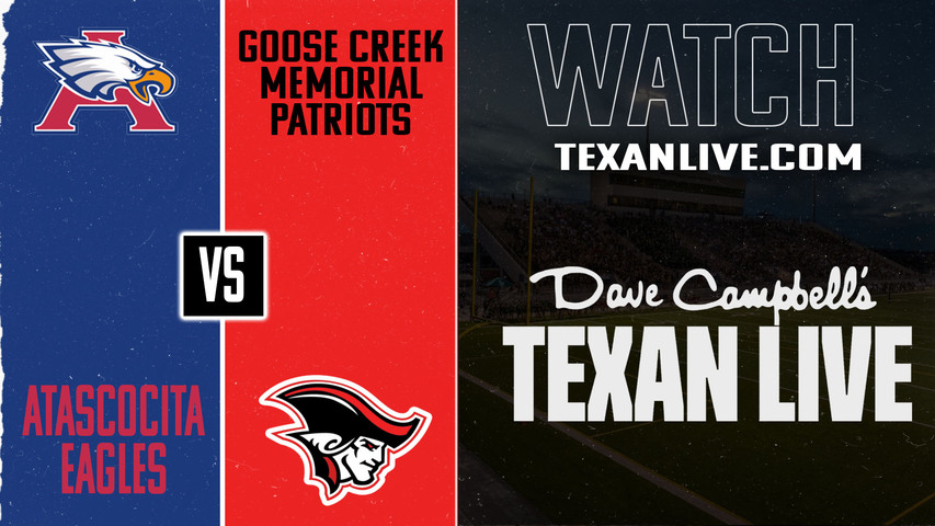 Atascocita vs Goose Creek Memorial – 7:00 pm – 11/7/2025 – Football – Live from Stallworth Stadium