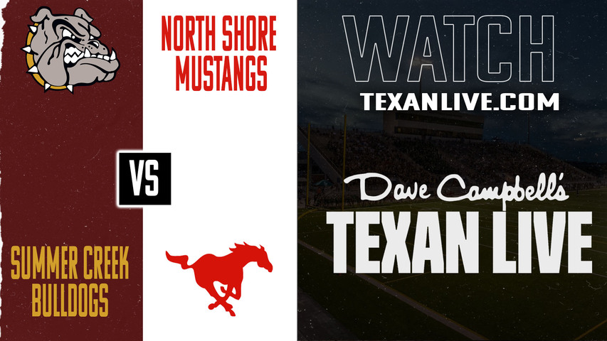 Summer Creek vs North Shore – 7:00 pm – 11/7/2025 – Football – Live from Galena Park ISD Stadium