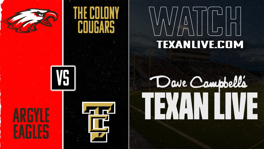 Argyle vs The Colony – 7:00 pm – 11/7/2025 – Football – Live from Tommy Briggs Stadium