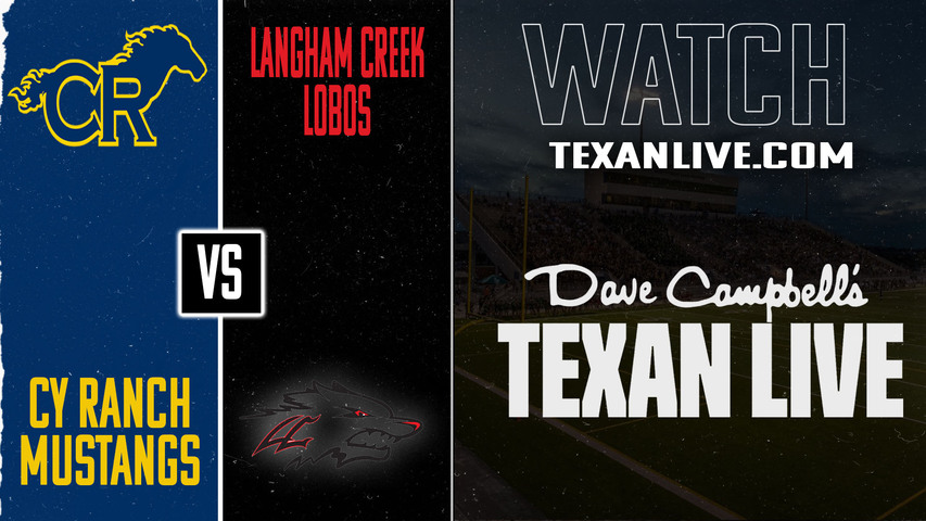 Cy Ranch vs Langham Creek – 11:00 am – 11/8/2025 – Football – Live from Cy Fair FCU Stadium