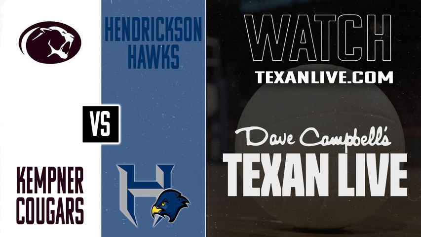 Kempner vs Hendrickson – 7:00 pm – 11/4/2025 – Volleyball – Area Round – Live from Brenham High School