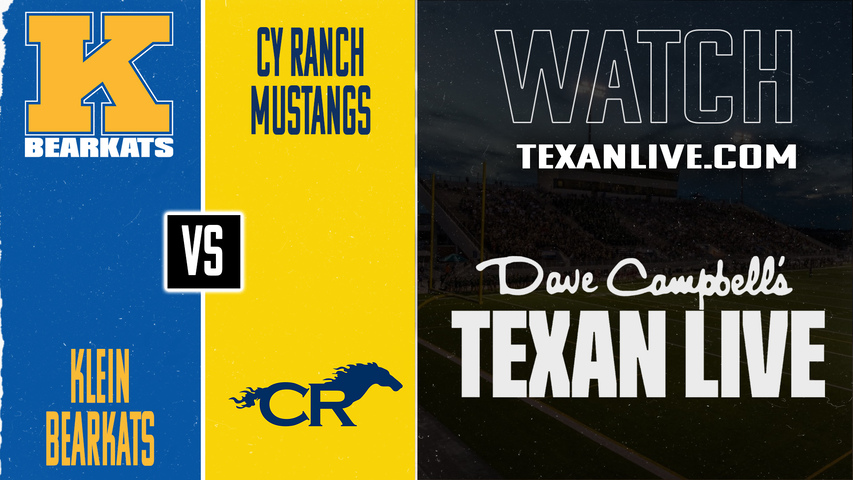 Klein vs Cy Ranch – 7:00 pm – 11/14/2025 – Football – Bi-district – Playoffs – Live from CFFCU Stadium