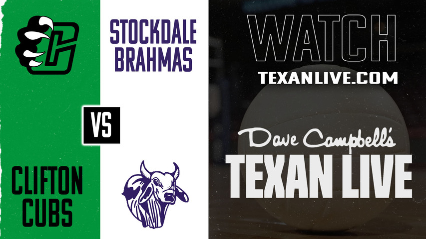3A D2 – Clifton vs Stockdale – 1:00 pm – 11/15/2025 – Volleyball – State Semi-finals – Live from Waco Midway High School