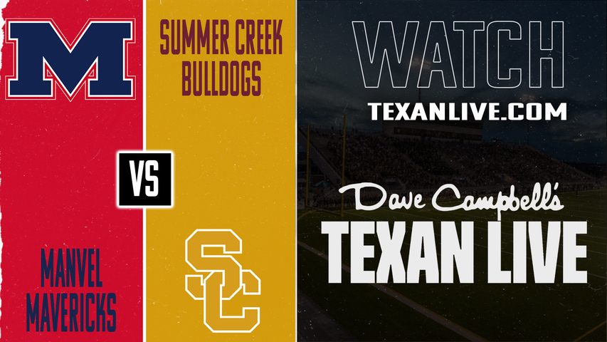 Manvel vs Summer Creek – 7:00 pm – 11/21/2025 – Football – Area – Playoffs – Live from Turner Stadium