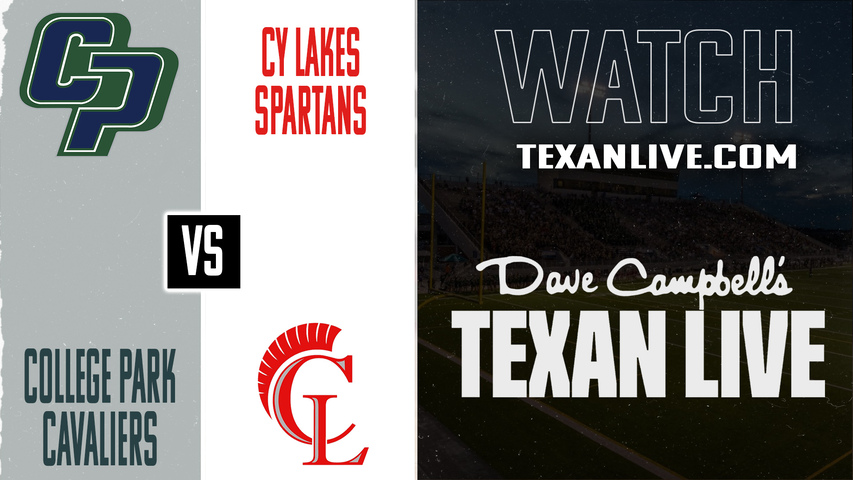 College Park vs Cy Lakes – 7:00 pm – 11/21/2025 – Football – Area – Playoffs – Live from CFFCU Stadium