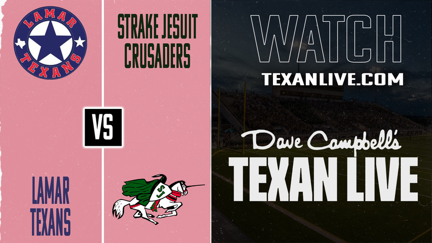 Houston Lamar vs Strake Jesuit – 7:00 pm – 11/21/2025 – Football – Area – Playoffs – Live from Delmar