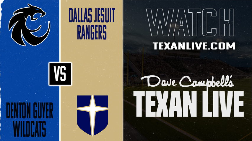 Denton Guyer vs Dallas Jesuit– 7:00 pm – 11/21/2025 – Football – Area – Playoffs – Live from Joy & Ralph Ellis Stadium