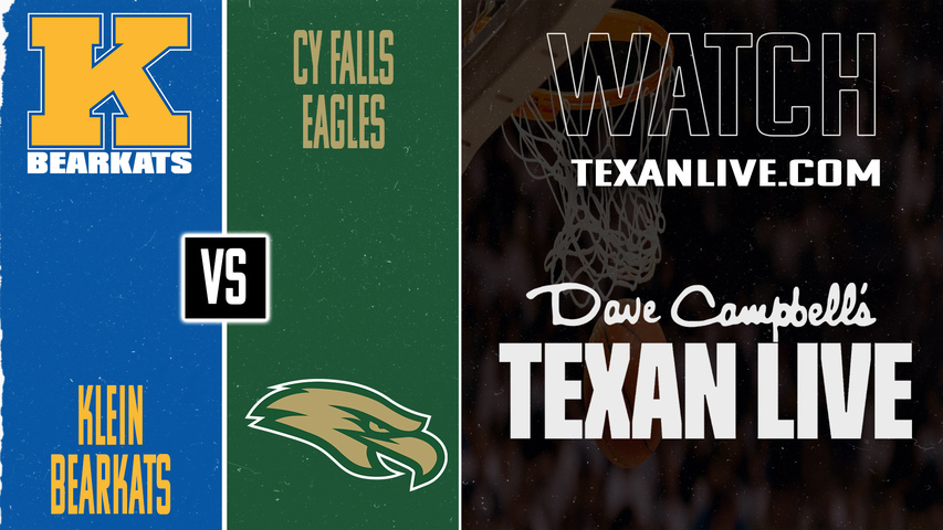 Klein vs Cy Falls – 1:00 PM – 11/25/2025 – Boys Basketball – Live from Cy Falls High School