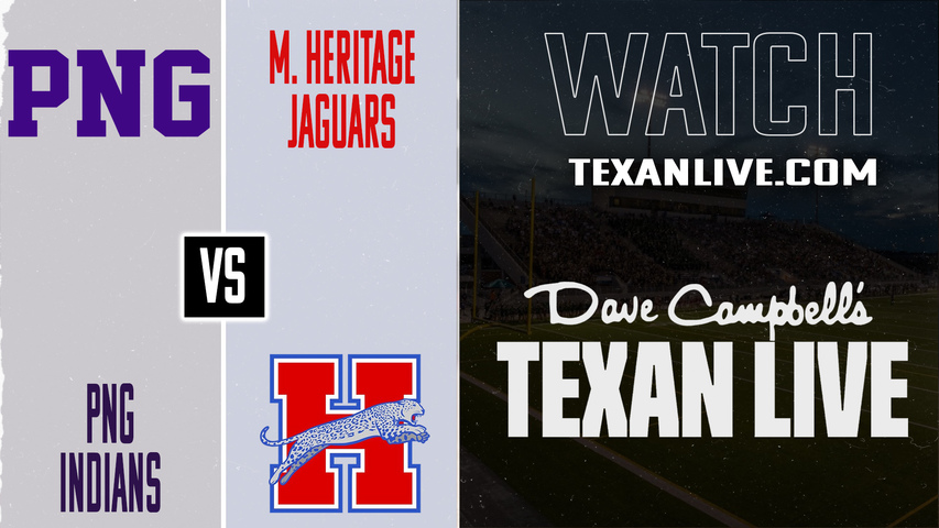 Port Neches-Groves vs Midlothian Heritage – 4:00 pm – 11/28/2025 – Football – Regional Semifinals – Playoffs – Live from Woodforest Bank Stadium