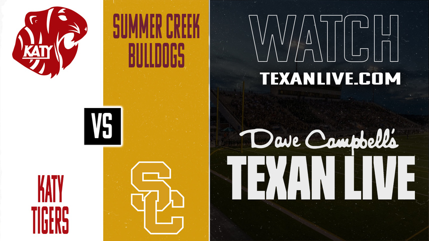 Katy vs Summer Creek – 2:00pm – 11/28/2025 – Football – Regional Semifinals – Playoffs – Live from Legacy Stadium